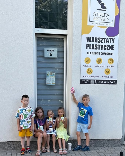 strefa artysty - widok na lokalizaję na zewnątrz budynku